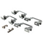 Posi Quiet Ceramic Brake Pads with Shims and Hardware for 2003-2008 Pontiac/Toyota (Vibe, Corolla, Matrix) 105.09230