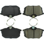 Posi Quiet Ceramic Brake Pads with Shims for 1999-2012 Volvo/Mitsubishi/Smart (S40, V40, Space Star, Forfour) 105.08380