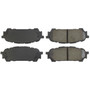 Posi Quiet Ceramic Brake Pads with Shims and Hardware for 2003-2008 Subaru/Saab (Impreza, Forester, 9-2X) 105.10040