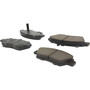 Posi Quiet Ceramic Brake Pads with Shims and Hardware for 2003-2011 Honda (Civic) 105.09480
