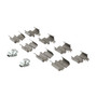 Posi Quiet Ceramic Brake Pads with Shims and Hardware for 2001-2005 Mazda (Miata) 105.08900
