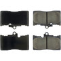 Posi Quiet Ceramic Brake Pads with Shims and Hardware for 2006-2024 Lexus (GS430, IS350, GS450h, GS350) 105.11180