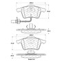 Posi Quiet Ceramic Brake Pads with Shims and Hardware for 2001-2011 Audi/Seat (A4, S4, A6 Quattro, A4 Quattro) 105.09151