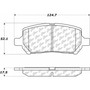 Posi Quiet Ceramic Brake Pads with Shims and Hardware for 2003-2010 Saturn/Chevrolet/Pontiac (Ion, Cobalt, Pursuit, G5) 105.09560