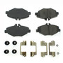 Posi Quiet Ceramic Brake Pads with Shims and Hardware for 2003-2009 Mercedes-Benz (E320, E350) 105.09870