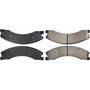 Posi Quiet Ceramic Brake Pads with Shims and Hardware for 2009-2017 Chevrolet/GMC 105.14110