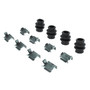 Posi Quiet Ceramic Brake Pads with Shims and Hardware for 2007-2020 Jeep/Dodge/Chrysler (Wrangler, Nitro, Town &amp; Country, Grand Caravan)