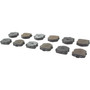Posi Quiet Ceramic Brake Pads with Shims for 2006-2013 Chevrolet (Corvette) 105.11850