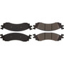 Posi Quiet Ceramic Brake Pads with Shims and Hardware for 2006-2012 Ford/Mercury (Explorer, Mountaineer, Explorer Sport Trac, Taurus)