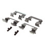 Posi Quiet Ceramic Brake Pads with Shims and Hardware for 2007-2016 Nissan/Suzuki (Sentra, Rogue, X-Trail, Kizashi) 105.13380