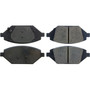 Posi Quiet Ceramic Brake Pads with Shims and Hardware for 2016-2022 Chevrolet (Spark, Spark Classic) 105.18640