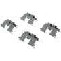 Posi Quiet Ceramic Brake Pads with Shims and Hardware for 2014-2016 Chevrolet (Spark EV, Spark) 105.17390