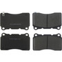 Posi Quiet Ceramic Brake Pads with Shims and Hardware for 2015-2016 Hyundai (Genesis Coupe) 105.17430