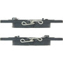 Posi Quiet Ceramic Brake Pads with Shims and Hardware for 2017 Buick (Envision) 105.20250