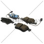 Posi Quiet Ceramic Brake Pads with Shims and Hardware for 2015-2021 Ram (ProMaster City) 105.17211