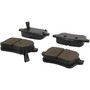 Posi Quiet Ceramic Brake Pads with Shims and Hardware for 2014-2020 Fiat (500L) 105.17220