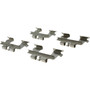 Posi Quiet Ceramic Brake Pads with Shims and Hardware for 2012-2016 Mitsubishi (i-MiEV) 105.16580