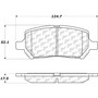 Posi Quiet Extended Wear Brake Pads with Shims and Hardware for 2003-2010 Saturn/Chevrolet/Pontiac (Ion, Cobalt, Pursuit, G5) 106.09560