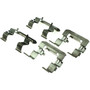 Posi Quiet Extended Wear Brake Pads with Shims and Hardware for 2000-2004 Nissan (Frontier, Xterra) 106.08300