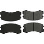 Posi Quiet Extended Wear Brake Pads with Shims and Hardware for 2002-2007 Mitsubishi (Lancer) 106.09040
