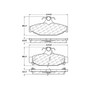 Posi Quiet Extended Wear Brake Pads with Shims and Hardware for 1985-1997 Chevrolet/Pontiac (Camaro, Corvette, Firebird) 106.04130