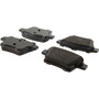 Posi Quiet Extended Wear Brake Pads with Shims and Hardware for 2005-2009 Ford/Mercury/Jaguar (Five Hundred, Freestyle, Montego, X-Type)