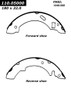 Premium Brake Shoes for 1981-1990 Ford/Mercury (EXP, Escort, Lynx) 111.05000