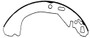 Premium Brake Shoes for 1991-2005 Buick/Cadillac/Chevrolet (Century, LeSabre, Park Avenue, DeVille) 111.06360