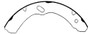 Premium Brake Shoes for 1988-2019 Chevrolet/GMC/Isuzu (W3500 Tiltmaster, W3500 Forward, W4500 Tiltmaster, W4500 Forward) 111.06990