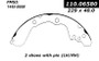 Premium Brake Shoes for 1992-2005 Chrysler/Dodge/Eagle (Sebring, Avenger, Stratus, Summit) 111.06580
