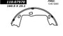 Premium Parking Brake Shoes for 1994-2010 Cadillac/Saturn/Saab (Catera, L300, LW300, 900) 111.07970