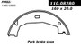 Premium Parking Brake Shoes for 1999-2021 BMW (323i, 325Ci, 325i, 328Ci) 111.08280