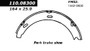 Premium Parking Brake Shoes for 1992-1999 Mercedes-Benz (300SD, 300SE, 400SE, 400SEL) 111.08300