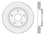 Premium Brake Rotor for 2013-2019 Nissan (Sentra) 120.42115