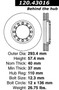Premium Brake Rotor for 1997-2023 Chevrolet/GMC/Isuzu (W4500 Tiltmaster, W4500 Forward, W3500 Forward, W3500 Tiltmaster) 120.43016