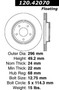 Premium Brake Rotor for 2002-2006 Nissan/INFINITI (Altima, I35, Maxima) 120.42070