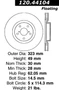 Premium Brake Rotor for 1993-1998 Toyota (Supra) 120.44104