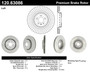 Premium Brake Rotor for 2014-2022 Dodge/Chrysler (Charger, 300, Challenger) 120.63086