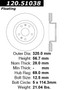 Premium Brake Rotor for 2010-2016 Hyundai (Genesis Coupe) 120.51038