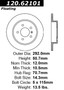 Premium Brake Rotor for 2006-2011 Cadillac/Buick (DTS, Lucerne) 120.62101