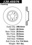 Premium Brake Rotor for 2007-2012 Mazda (CX-7) 120.45076