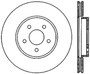 C-Tek Standard Brake Rotor for 2001-2008 Jaguar/Ford (X-Type, Mondeo) 121.20016