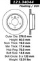 C-Tek Standard Brake Rotor for 1994-2005 BMW (323Ci, 323i, 328i, 320i) 121.34044