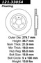 C-Tek Standard Brake Rotor for 1998-2015 Volkswagen/Audi/Seat (Beetle, Golf, Jetta, A3) 121.33054