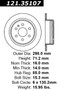 C-Tek Standard Brake Rotor for 2007-2018 Dodge/Freightliner/Volkswagen (Sprinter 2500, Sprinter 3500, Crafter Van) 121.35107