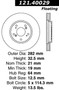 C-Tek Standard Brake Rotor for 1991-1996 Acura (NSX) 121.40029