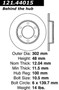 C-Tek Standard Brake Rotor for 1979-1985 Toyota (Pickup) 121.44015