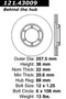 C-Tek Standard Brake Rotor for 1986-2005 Isuzu/Honda/Chevrolet (Amigo, Pickup, Rodeo, Trooper) 121.43009