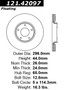 C-Tek Standard Brake Rotor for 2007-2017 Nissan (Sentra, Rogue, X-Trail, Rogue Select) 121.42097