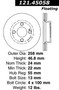 C-Tek Standard Brake Rotor for 1999-2003 Mazda (Protege) 121.45058